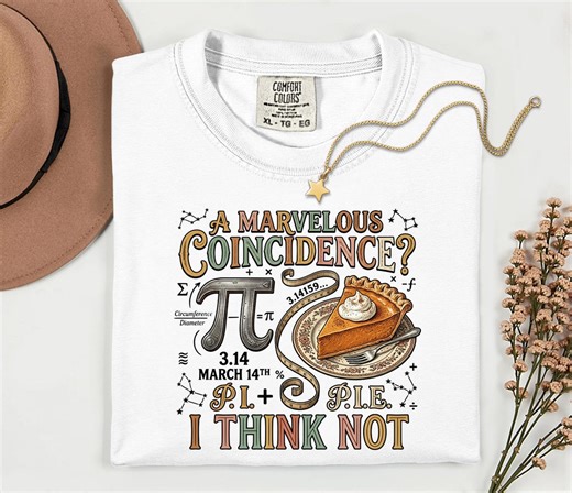 Pi Day Pi   Pie Math Humor T-Shirt | Vintage Typography, Equations & Pie