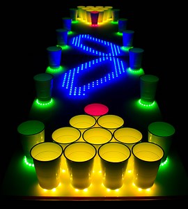 RaveTable Interactive LED Beer Pong Table