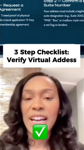Don't Use A Virtual Address Without These 3 Checks #Startup #Banking