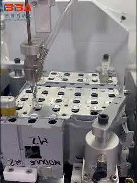 BBA Automatic Screwdriver with Flipping Fixture for complex workpieces that require multiple angles