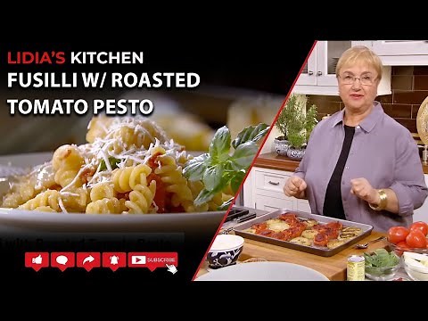 Fusilli with Roasted Tomato Pesto