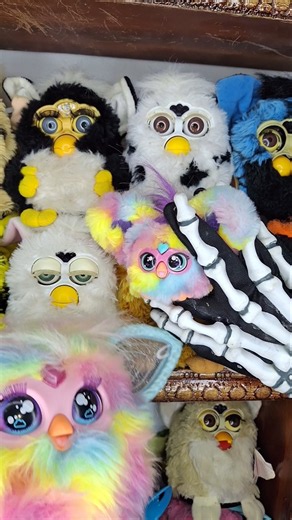 Skeleton Hand vs. My Furby Shelf 💀✨