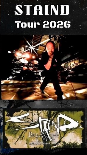 Staind announces 25th anniversary tour featuring Seether , Hoobastank and Hinder. #youtubeshorts