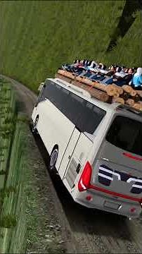 Dangerous Road meet skillful drivers #216 #spintires #mudrunner #beamngdrive #snowrunner