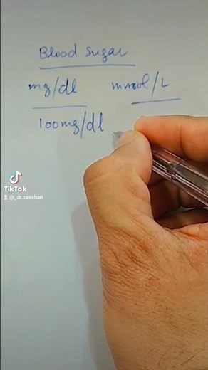 How to Convert mg/dl to mmol/l Glucose #diabetesawareness #sugartest #diabetescare #glucoselevel