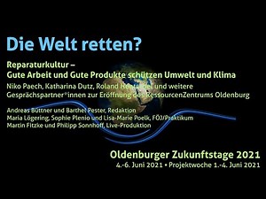 Reparaturkultur – Gute Arbeit und Gute Produkte schützen Umwelt und Klima | Werkstatt Zukunft