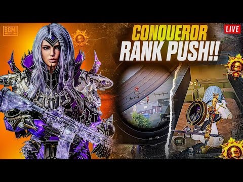 🤯 CONQUER PUSH BEGIN! BGMI 4.1 SNOW MODE RUSH FIGHTS 🔥❄️ | WARDEN IS LIVE