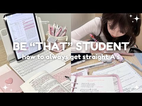 how to be THAT student and get straight A's 🏫 study tips and hacks