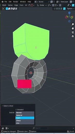 Blender tutorials - knife intersect modeling tool #blender #3d #blendertutorial #3d