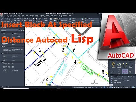 AutoCAD's Lisp Insert Block With Specified Distance And Specified Block's Name