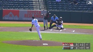 Chris Clark's first strikeout