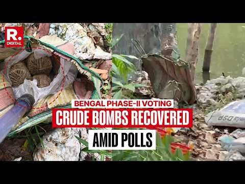 West Bengal Phase-II Voting: Crude Bombs Recovered In Purba Bardhaman Amid NIA Search Operations