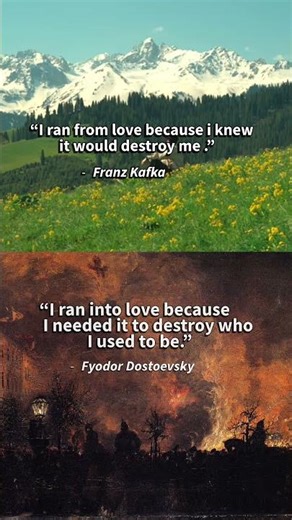 Kafka & Dostoevsky on love destroys or redeems #kafka #shorts