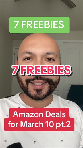 Amazon March 10 Part 2 Promo Codes for 7 Freebies with Shipping Charges