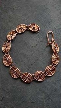 Everyone Asked for My Bracelet… So Here's the Tutorial! 🌀 Copper Spiral Bracelet DIY