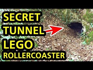 FINDING A SECRET TUNNEL IN FRANCE - Lego Train RollerCoaster