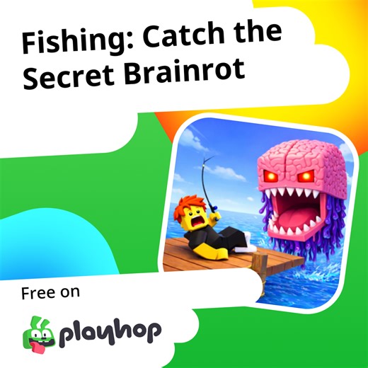 Fishing: Catch the Secret Brainrot: Play Online For Free On Playhop