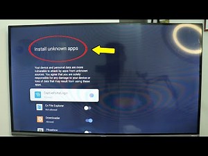 How to enable Unknown Sources on Google Tv & Android Tv