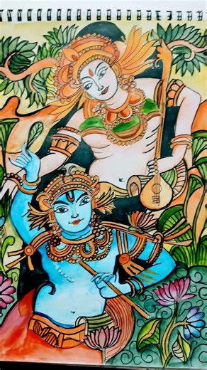 #indianart #watercolor #new #trending #art #avanie #lifeisbutadream #drawing #painting