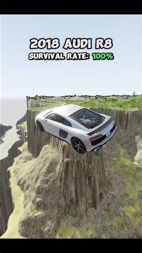 2018 AUDI R8SURVIVAL RATE: 12% 🫣🫣🫣BeamNG Drive News