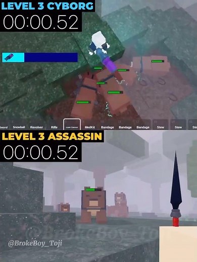 🤖CYBORG vs 🥷ASSASSIN Saving Koala kid #99nightintheforest