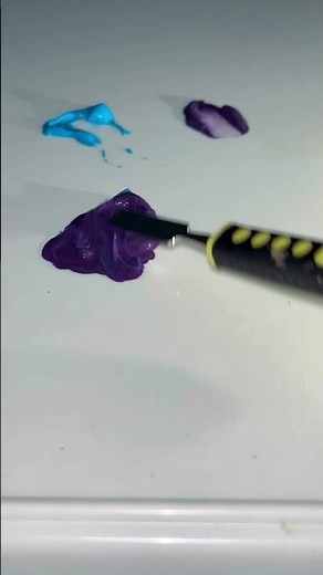 Mixing Light Blue & Dark Purple... The Result is Perfect! 😍