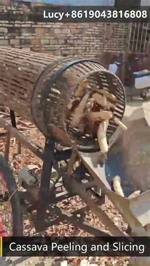 Easy Operation Cassava Slicing Machine Manioc Chopping Machine Cassava Peeling Machine