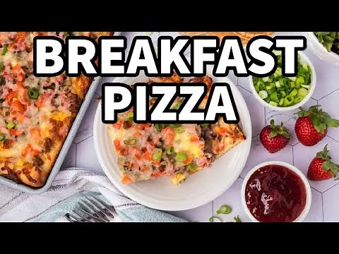 Easy Breakfast Pizza You Will Crave!