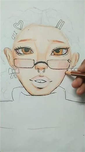 tutorial on drawing jelly art style 🎀✨️ #art #jellyart #tutorial #shorts