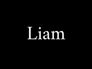 How to Pronounce Liam (Irish Name)