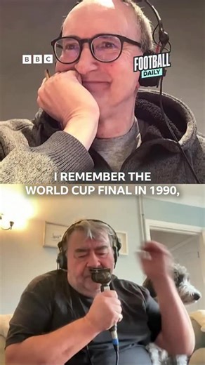 “...and there’s a roar.” 🔊🤨 Jonathan Pearce tells The Commentators’ View about how a routine sound check at the 1990 World Cup final became a moment he’ll never forget. 😂 Listen to the latest episode of The Commentator’s View podcast now on @bbcsounds 🎧 #BBCFootball | BBC Radio 5 live Sport