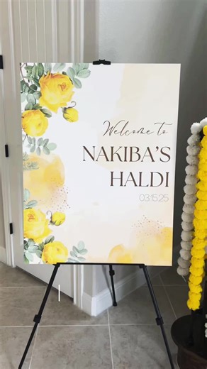 Celebrating the Haldi Ceremony of an Indian Bride