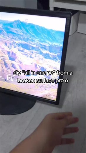 has windows hello too😛 #microsoft #surface #laptop #display #diy