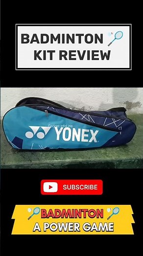 Best Badminton Kit Bag Review | Yonex Badminton Kit Bag Review | Yonex SUNR 2215 Review #yonex