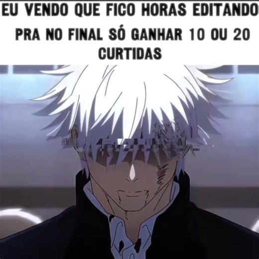 Edit de Gojo que não viralizou — por que isso desanima tanto?