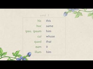 CC Cycle 3 Week 1-5 Latin | Vocabulary