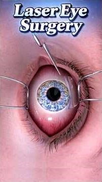 Laser Eye Surgery | How Vision is Corrected in Seconds 👁️⚕️ | 3D Medical Animation