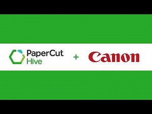 PaperCut Hive on a Canon MFD