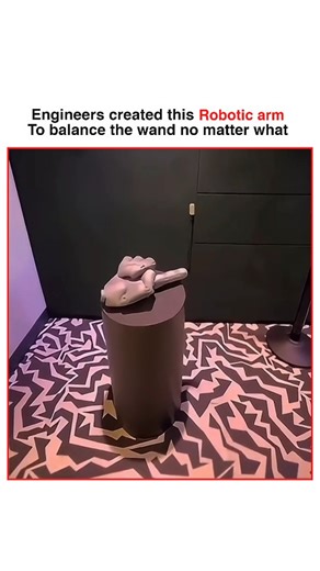 Mr Snapfix on Instagram: "This video shows a robotic arm designed to balance a wand automatically, no matter how it moves or tilts. As soon as the wand starts to fall, the robotic hand instantly adjusts its position to keep it upright. The system uses sensors, motors, and control algorithms. The sensors track the wand’s movement in real time, while the control system quickly calculates how the hand should move to maintain balance. This happens extremely fast, similar to human reflexes. Such tech