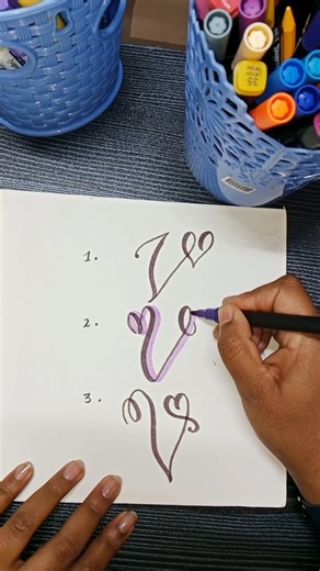 “Just 3 Steps! Beautiful Calligraphy Style Tutorial”#youtube #handwriting #calligraphy #shorts