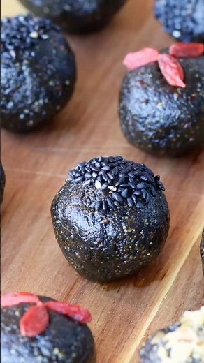 Black Sesame Bliss Balls