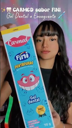 ✨ TESTANDO os produtos CARMED e FINI - Gel Dental e Enxaguante Bucal 🦷🪥