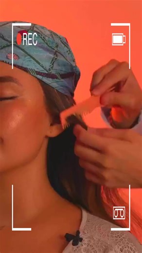 ASMR Summer Bandana Hairstyle ｜ Brushing, Styling, Hair Play, Lint Ro...-000 | UngDara2