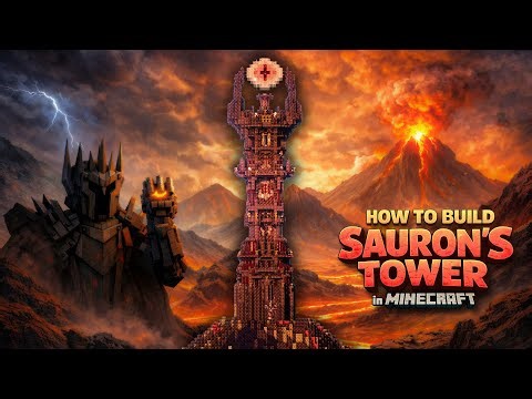 How to Build SAURON'S TOWER in Minecraft