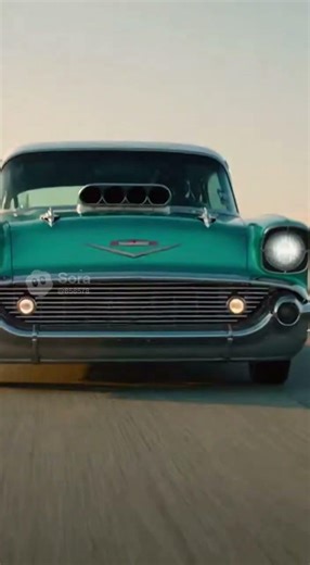 Twin Turbo Chevy Running 210 MPH on the DESERT 💨 #twinturbo #speed #classiccars