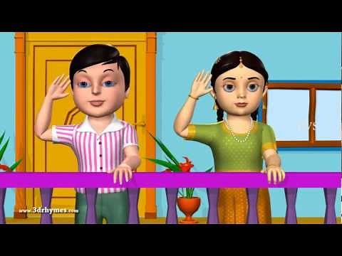 Good Morning - 3D Animation English Nursery rhyme for children with lyrics