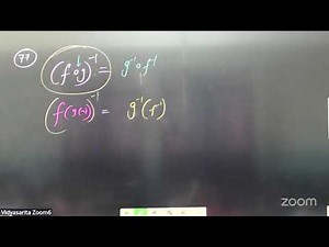 Function L-19 | 27 -11-2025 | Pulkit Sir | Math's 11th B1 JEE | VSA