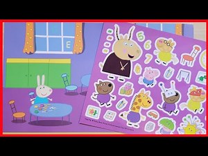 Peppa Pig Fun with Friends Sticker Scene So Cute