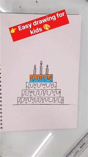 Simple drawing for beginners Kids can learn. easily#drawingclass#artteacher #kidsdrawing#easydrawing
