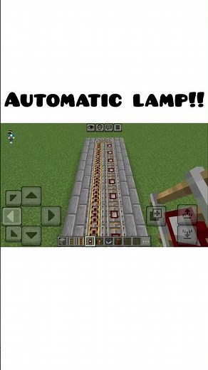 Automatic Lamp in Minecraft | Easy Redstone Tutorial🔥